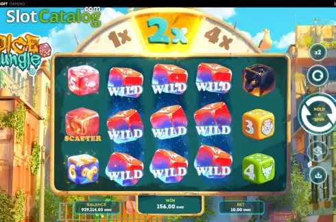 Οθόνη3. Dice Jungle Κουλοχέρης