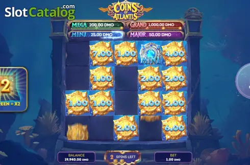Οθόνη3. Coins of Atlantis Κουλοχέρης