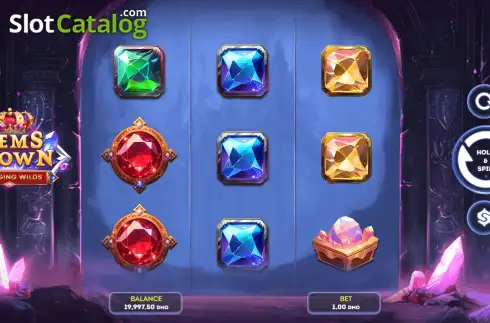 Οθόνη2. Gems Crown - Charging Wilds Κουλοχέρης