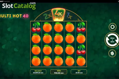 Οθόνη3. Multi Hot 40 Κουλοχέρης 