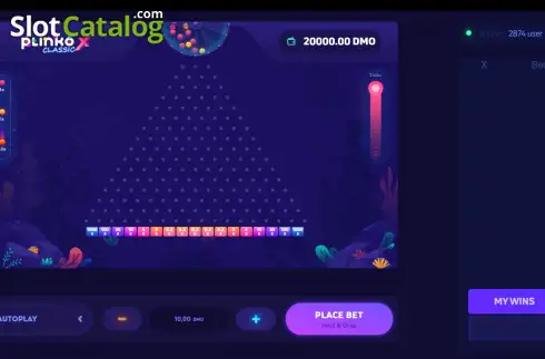 Οθόνη2. Plinko X Classic Κουλοχέρης