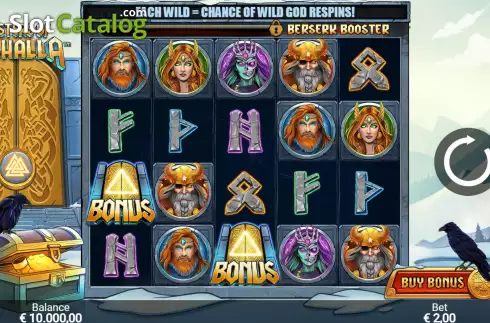 Οθόνη3. Masters Of Valhalla Κουλοχέρης 