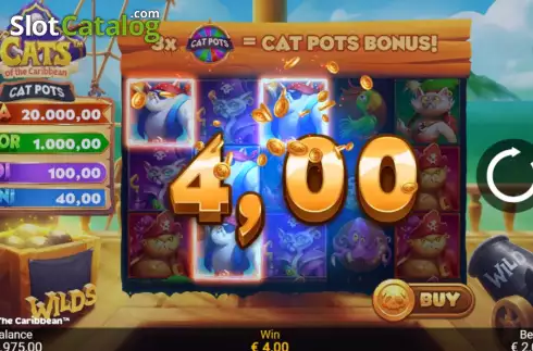 Οθόνη5. Cats of the Caribbean Κουλοχέρης