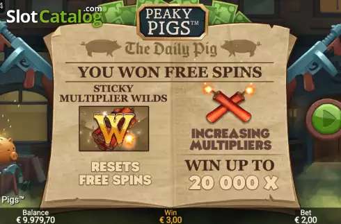 Οθόνη4. Peaky Pigs Κουλοχέρης