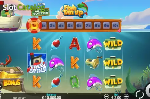 Οθόνη3. Fish ‘Em Up Κουλοχέρης