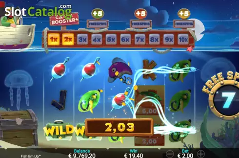 Οθόνη8. Fish ‘Em Up Κουλοχέρης