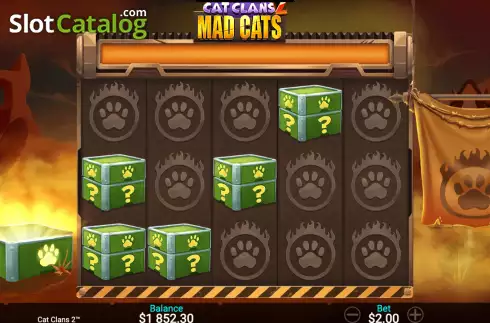 Οθόνη5. Cat Clans 2 - Mad Cats Κουλοχέρης