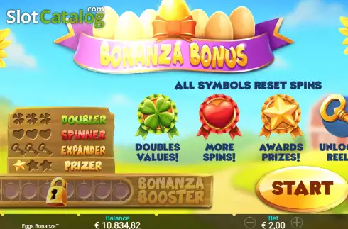 Οθόνη6. Eggs Bonanza Κουλοχέρης 