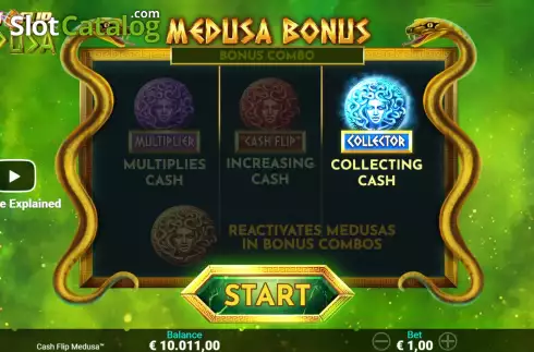 Οθόνη6. Cash Flip Medusa Κουλοχέρης 