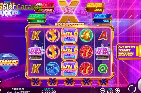 Οθόνη2. Massive Gold MAXXED Κουλοχέρης