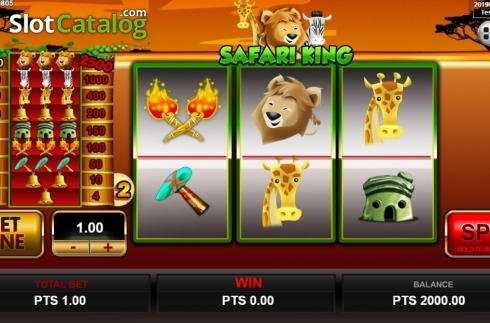 Οθόνη2. Safari King (Spadegaming) Κουλοχέρης
