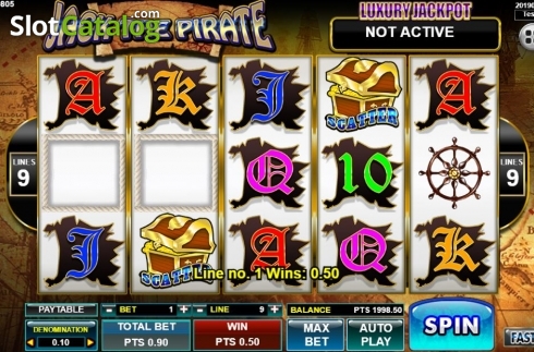 Οθόνη3. Jack The Pirate Κουλοχέρης