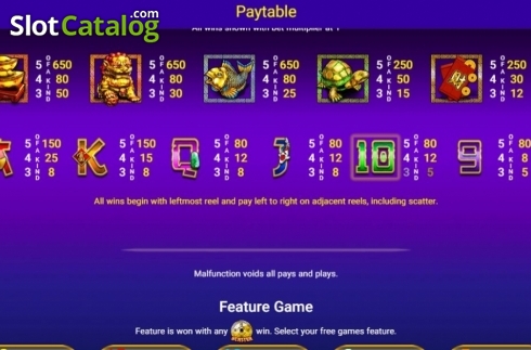 Οθόνη3. 5 Fortune Dragons Κουλοχέρης 