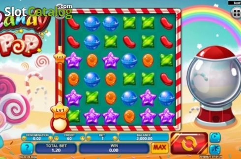 Οθόνη2. Candy Pop (Spadegaming) Κουλοχέρης 