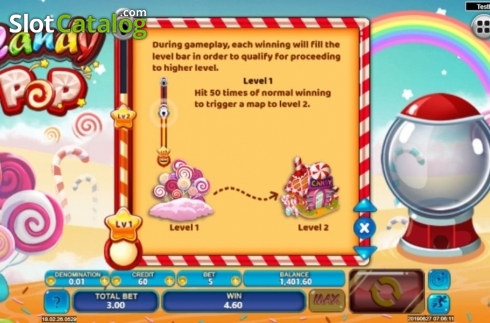 Οθόνη6. Candy Pop (Spadegaming) Κουλοχέρης 