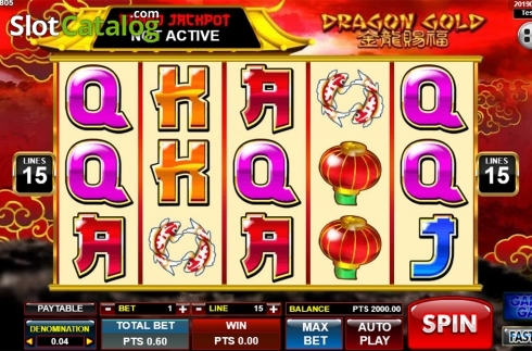 Οθόνη2. Dragon Gold Κουλοχέρης
