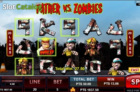 Οθόνη4. Father & Zombies Κουλοχέρης