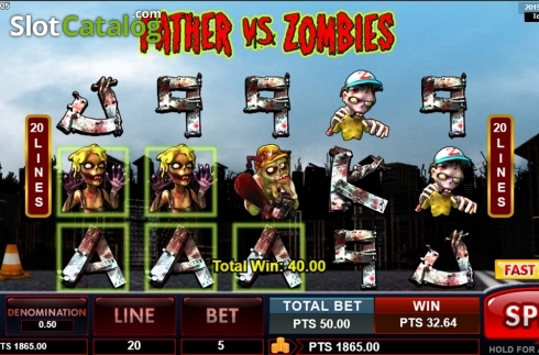 Οθόνη5. Father & Zombies Κουλοχέρης