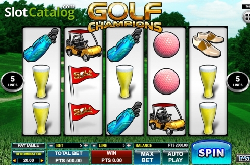 Οθόνη2. Golf Champions Κουλοχέρης