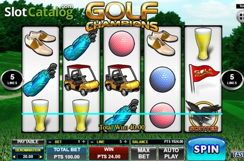 Οθόνη3. Golf Champions Κουλοχέρης