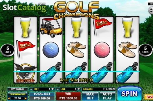 Οθόνη4. Golf Champions Κουλοχέρης