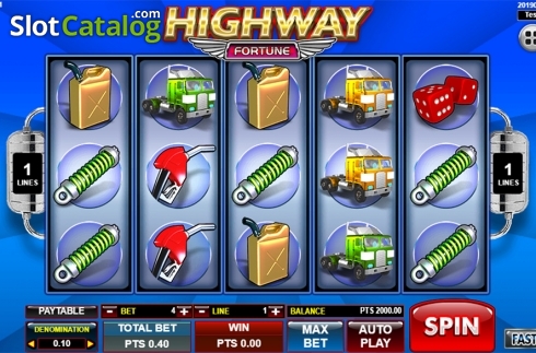 Οθόνη2. Highway Fortune Κουλοχέρης