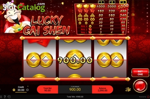Οθόνη3. Lucky Cai Shen Κουλοχέρης