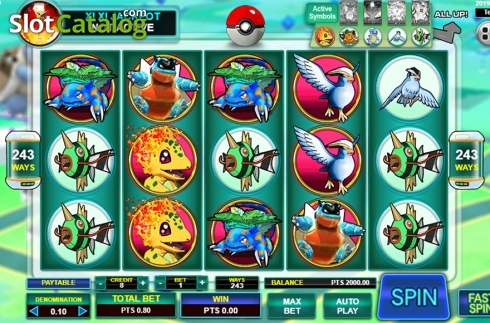 Οθόνη2. Pocket Mon Go Κουλοχέρης 