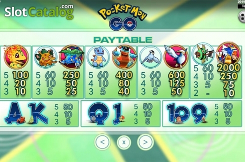 Οθόνη7. Pocket Mon Go Κουλοχέρης 