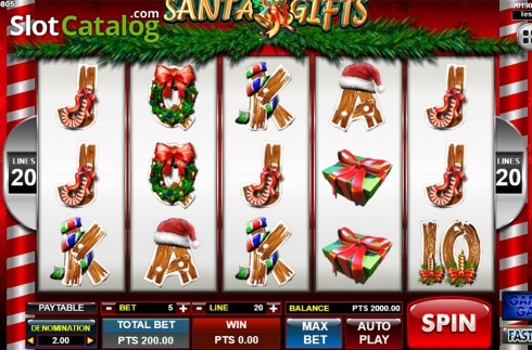 Οθόνη2. Santa Gifts Κουλοχέρης