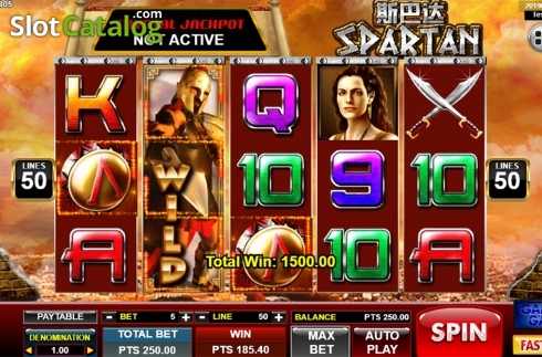 Οθόνη3. Spartan (Spadegaming) Κουλοχέρης 