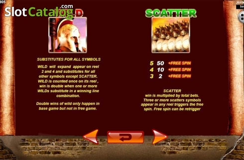 Οθόνη7. Spartan (Spadegaming) Κουλοχέρης 