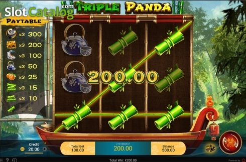 Οθόνη4. Triple Panda Κουλοχέρης