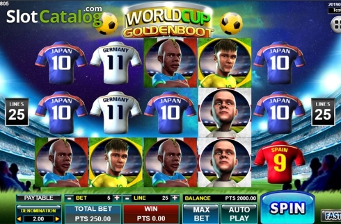Οθόνη2. World Cup Golden Boot Κουλοχέρης