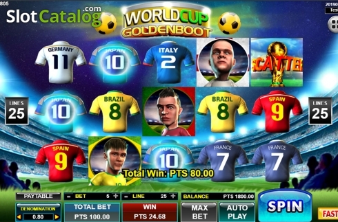 Οθόνη3. World Cup Golden Boot Κουλοχέρης