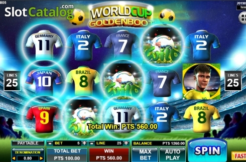 Οθόνη5. World Cup Golden Boot Κουλοχέρης
