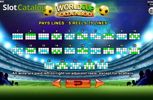 Οθόνη9. World Cup Golden Boot Κουλοχέρης