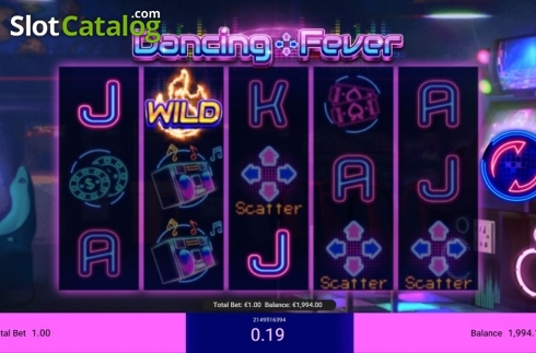 Οθόνη3. Dancing Fever (Spadegaming) Κουλοχέρης