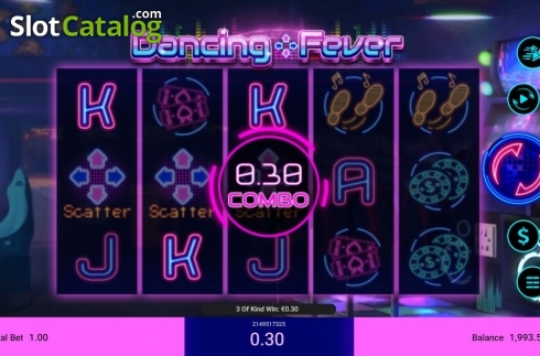 Οθόνη4. Dancing Fever (Spadegaming) Κουλοχέρης