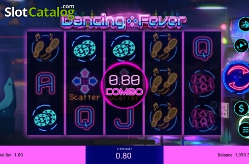 Οθόνη5. Dancing Fever (Spadegaming) Κουλοχέρης