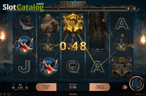 Οθόνη3. Heroes Rise of the Legend Κουλοχέρης 