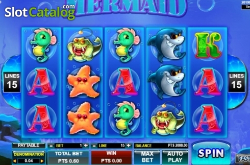 Οθόνη2. Mermaid (Spadegaming) Κουλοχέρης