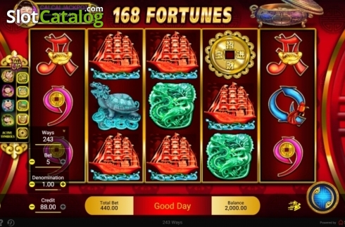 Οθόνη2. 168 Fortunes Κουλοχέρης