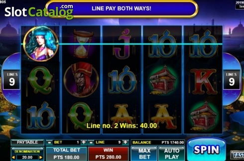 Οθόνη3. Ali Baba (Spadegaming) Κουλοχέρης