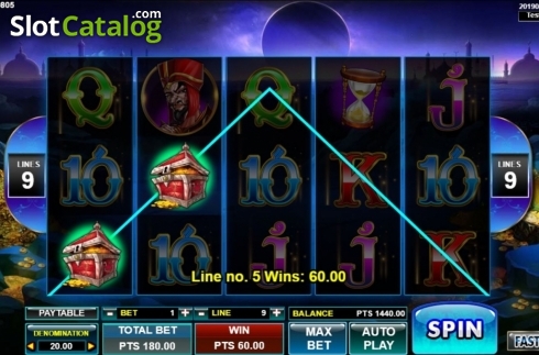 Οθόνη4. Ali Baba (Spadegaming) Κουλοχέρης