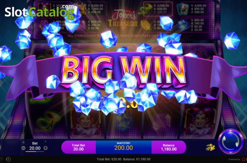 Οθόνη3. Joker's Treasure Κουλοχέρης