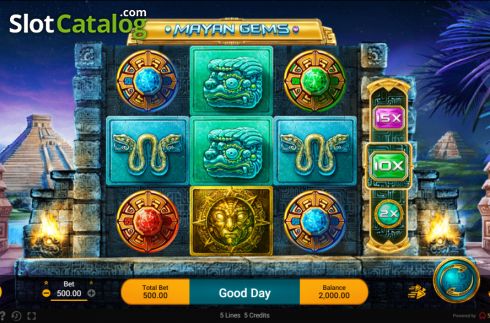Οθόνη2. Mayan Gems Κουλοχέρης
