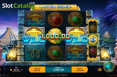 Οθόνη3. Mayan Gems Κουλοχέρης