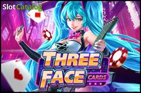 Three Face Cards Λογότυπο Three Face Cards Λογότυπο