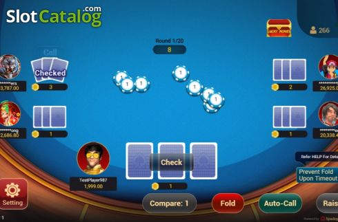 Οθόνη3. Win Three Cards Κουλοχέρης